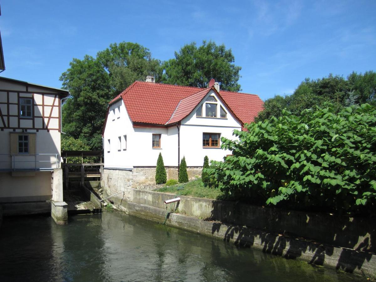 Ferienwohnung Im Schlossgarten Herbsleben Exterior foto